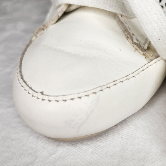 Puma White Leather Wedge Sneakers - Picture 12 of 13